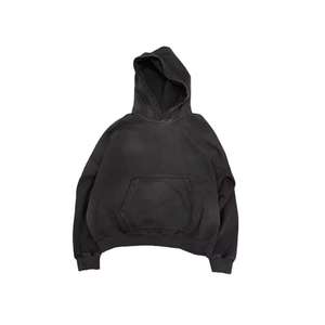 Custom Blank Vintage Distressed <b>Pullover</b> <b>Mens</b> Acid Washed Paint Splatter Sunfaded Winter Fleece Streetwear Hoodie No - Product Image 1