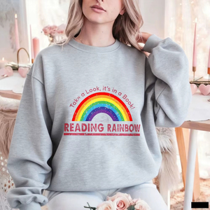 Sweat-shirt à capuche professionnel pour femmes, nouvelle qualité, motif arc-en-ciel, cadeau pour les amoureuses des livres, sweat-shirt amusant sur le thème des livres, logo personnalisé, dernier design - Product Image 5