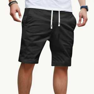 Shorts cargo pour hommes, longueur genou, style décontracté, shorts de rue - Product Image 1
