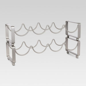 Modern Stainless Steel <b>Wall</b> <b>Mounted</b> <b>Wine</b> <b>Rack</b> & Bottle Holder Space Saving 4 Bottle Metal <b>Wine</b> Display Shelf Organizer For Home - Product Image 6