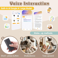 Robot interactif intelligent pour adultes, compagnon émotionnel avec yeux de chien, pour filles