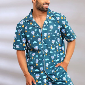 Pyjama en coton doux pour homme, pyjama confortable pour homme, pyjama respirant pour homme, pour porter la nuit - Product Image 6
