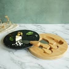 Ensemble de 3 couteaux à fromage dorés avec fourchettes, manche abeille, finition miroir, ustensiles de service en métal, design abeille - Product Image 3