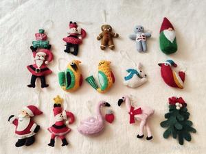 Premium Handmade Soft <b>Felt</b> <b>Animal</b> Shape Christmas Toys for Festive Tree Ornaments Holiday Gifts Global Wholesale Export - Product Image 4