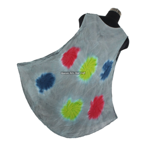 Nouvelle Robe Longue d'Été Sexy en Rayonne 2026, Sans Manches, Tie-Dye, pour la Plage, Robe Cache-Maillot pour Femme, Style Bohème Gypsy en Rayonne Tie-Dye - Product Image 3