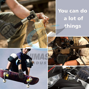 ถุงมือมอเตอร์ไซค์หนังระบายอากาศ แห้งเร็ว สำหรับผู้ชาย ใช้สำหรับขับขี่กลางแจ้ง แข่งรถ ราคาถูก มีสินค้าในสต็อก - Product Image 6