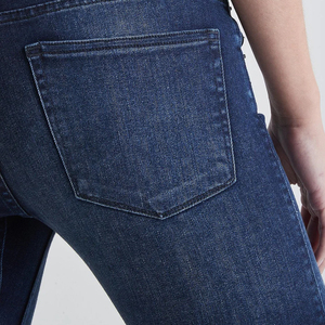 Últimos Jeans de Mezclilla de Cintura Alta de la Mejor Calidad OEM ODM, Estilo Nuevo, Ajustados, para Mujeres Adultas, Pantalones de Mezclilla de Cintura Media - Product Image 6