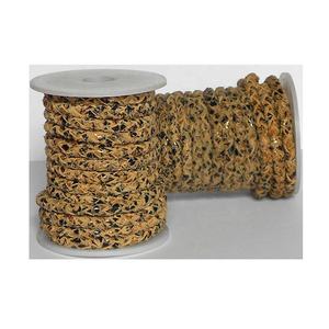 Gran oferta, cordón de cuero trenzado de diseñador, patrón de reptil de alta calidad, tamaños de 4mm, 8mm, 12mm para componentes de hallazgos de bricolaje - Product Image 2