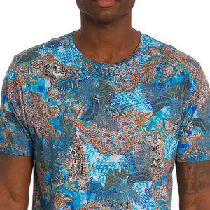 Camiseta de Hombre de Moda, Corte Regular, 100% Algodón, Sublimación Completa, Cuello Redondo, Manga Corta, Anti-Pilling, para Adultos - Product Image 4