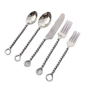 Juego de Cubiertos de Acero Inoxidable de Primera Calidad para Servicio de Alimentos, Cubertería Duradera para Restaurantes - Product Image 6