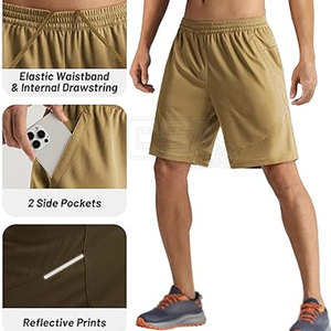 Shorts de sport en mesh, légers, séchage rapide, confortables, pour l'entraînement physique et un style de vie actif - Product Image 5