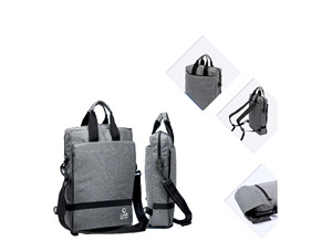 Sac messager pour ordinateur portable grande capacité avec couvercle en PP, sac à bandoulière extensible pour le bureau, les voyages et les cadeaux promotionnels - Product Image 5