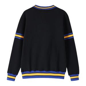 Sweat-shirt unisexe à col rond en chenille Black Sigma Gamma Rho, sweat-shirt à lettres grecques APA - Product Image 2