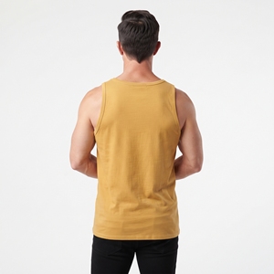 Camiseta Deportiva sin Mangas para Hombre, Color Amarillo Mostaza, Chaleco de Fitness Ligero con Cuello Redondo, Camiseta de Entrenamiento para Gimnasio - Product Image 6