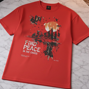 Camisetas Extra Grandes para Hombre con Estampado Gráfico Personalizado, Hombros Caídos, 100% Algodón, Estilo Urbano de Verano - Product Image 1