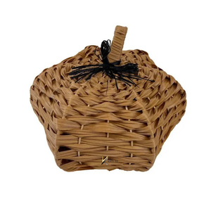 Decoración de Halloween de Calidad de Exportación, Hecha a Mano con Ratán Natural y Jacinto de Agua, Diseño de Calabaza, Duradera, para Uso en Interiores y Exteriores, en Caja de Regalo - Product Image 2