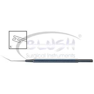 Hirschman Iris Hook & Lens <b>Manipulator</b> Angled Ophthalmic Microsurgical Instrument Eye Surgery Tool By Blush Surgical - Product Image 3