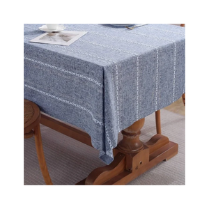 Boho Linen Cut Worked Red And White Checkered Organic Cotton GOTS Certified <b>Tablecloth</b> Classic Geometric Pattern Washable Home - Product Image 4