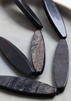Nouveau Collier Long en Corne de Buffle Plaqué Platine Style Bohème Grande Taille pour Femme, Bijou de Fête avec Pendentif Raffiné