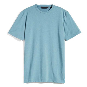 เสื้อยืดผู้ชายผ้าฝ้ายถัก 100% จากปากีสถาน ทรงปกติ สีพื้น ปรับแต่งได้ คอกลม แขนสั้น แห้งเร็ว ระบายอากาศได้ดี - Product Image 1