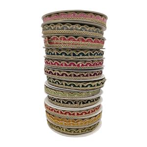 Cintas de encaje de algodón de alta calidad para diseñadores, hilo de ganchillo, lentejuelas bordadas a máquina, decoración para vestidos, precio al por mayor - Product Image 1