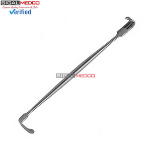 Rétracteur Miller Sharp 6 3/8 pouces à double extrémité, instrument chirurgical dermatologique en acier inoxydable, outil de rétraction cutanée de précision - Product Image 5