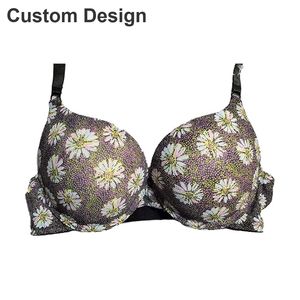 Sujetador Push-Up Sexy para Mujer, Transpirable, de Punto, Acolchado, con Tirantes Ajustables, Lencería de Moda, Venta al Por Mayor de Fábrica - Product Image 6