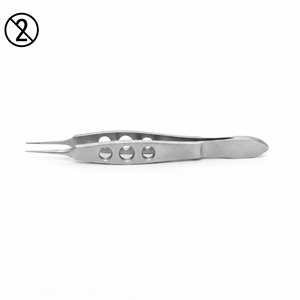 Pinzas Bonn de Alta Calidad, Largas, de 0.12 mm, Pinzas Quirúrgicas Oftálmicas de Acero Inoxidable con Punta Fina, Instrumento para Cirugía Ocular y Tejidos - Product Image 3