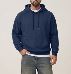 Sweat-shirt à capuche pour homme, demi-zip, double couche, design de capuche structuré, cordons de serrage réglables, coutures durables, tissu polaire doux - Product Image 2