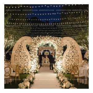 Paneles Decorativos de Fibra de Vidrio Tallados Tradicionales de Lujo, Diseño Clásico Ambi, Decoración Premium para Entrada y Pasillo de Bodas, Exportación - Product Image 1