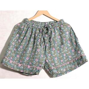 Women's Floral Printed Cotton Short <b>Pajama</b> Set Comfortable Soft Breathable Night <b>Suit</b> for Everyday Sleepwear - Product Image 5