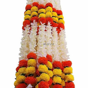 พวงมาลัยดอกดาวเรืองประดิษฐ์ - Product Image 1