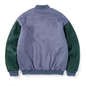 Men's <b>Jacket</b> <b>Leather</b> Sleeve Embroider Patches Varsity <b>Jackets</b> Men's Breathable Wool <b>Leather</b> College Baseball <b>Jacket</b> For Men - Product Image 2