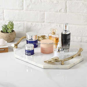 Bandeja acrílica y nácar de lujo con juego de posavasos de té para fregona para bandejas de servicio hoteles restaurante y utensilios de cocina - Product Image 5