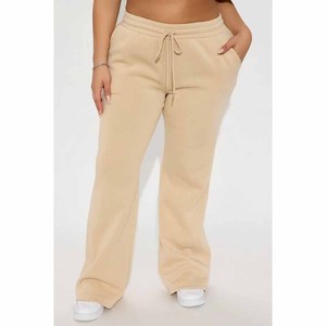 Pantalones Deportivos de Corte Regular de Alta Calidad Personalizados para Mujer, Nuevo Diseño, Pantalones Anchos, Ecológicos, Transpirables, Sólidos, Casuales, con Cintura Elástica - Product Image 4