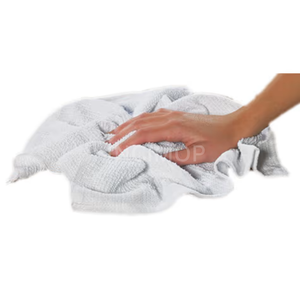 Paño de Cocina Económico Modelo 16x19, 100% Algodón, Acanalado, 32oz, Blanco, Resistente, para Limpieza de Restaurantes y Cocinas, de Indian Exp - Product Image 6