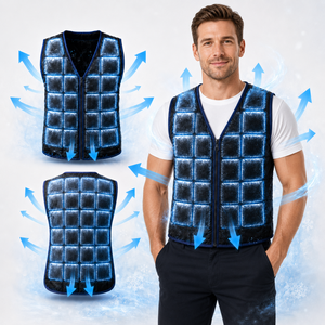 Gilet de refroidissement avec gel intégré, différents designs, matériau à changement de phase, prix bas, fabriqué au Vietnam, commande en gros - Product Image 2