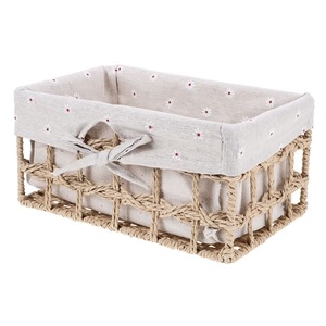 Paniers de rangement en jonc de mer beige, faits à la main, écologiques, vente en gros, fabriqués au Vietnam - Product Image 1