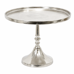 Support à gâteau en métal |   Support de présentation de desserts sur piédestal rond |   Élégant support de service pour cupcakes et pâtisseries, décoration de table pour mariage et pâtisserie - Product Image 3