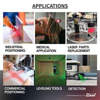 Nuevo Módulo Láser de Diodo Industrial 635nm/650nm Rojo Resistente al Calor DC 3V para Sistemas de Posicionamiento y Dispositivos de Nivelación