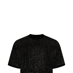 T-shirt de haute qualité entièrement personnalisé avec des strass, look premium, design tendance, 100% coton, unisexe, style streetwear - Product Image 2