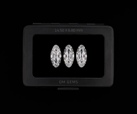 Diamant de laboratoire certifié IGI, taillé laser, coupe ovale antique, couleur fantaisie E, taille unique, pour ensemble de mariage