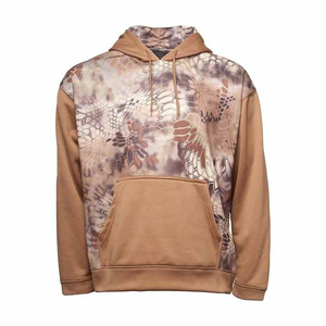 Sweat à capuche pour homme en coton mélangé, logo personnalisé, vente en gros, haute qualité, imprimé par sublimation, respirant, manches longues - Product Image 1