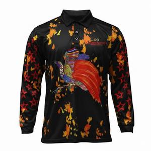 Chemises de pêche australiennes à manches longues, UPF 40, séchage rapide, polyester - Product Image 1