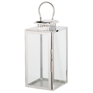 Lanternes à bougies en acier inoxydable au design moderne, finition nickel brillant, pour la décoration extérieure et intérieure, faites à la main, personnalisées - Product Image 6