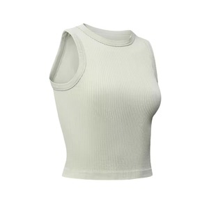 Débardeur de yoga et de course léger à compression pour femme, en nylon et élasthanne, séchage rapide, sensation seconde peau, vente en gros personnalisée - Product Image 1