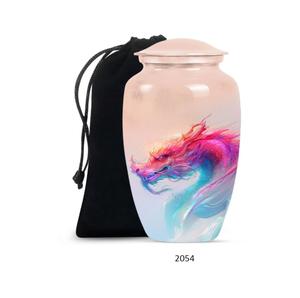 Urna Conmemorativa Dragonfly para Mujeres, Urna Funeraria Decorativa para Mamá y Papá, Urnas de Entierro de 10 Pulgadas para Cenizas Humanas de Adultos - Product Image 4