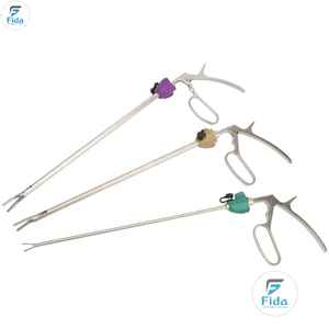 Aplicador de Clips Hemolok FIDA International, Instrumento Médico Reutilizable de Acero Inoxidable, Certificado CE ISO, Modelo FI-LSI-009 - Product Image 1