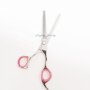 High Quality pink Color Customize <b>Hair</b> Dressing and <b>Thinning</b> <b>Scissors</b> Stainless Steel New 4 to 7 Inch <b>Scissor</b> - Product Image 3