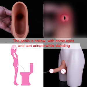 Paket Prostetik Penis FTM STP 3 in 1 Grosir, Perlengkapan Pee Play Transgender, Alat Pembungkus Silikon FTM Packers - Product Image 2